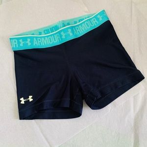 XS Under Armour Spandex Navy Blue